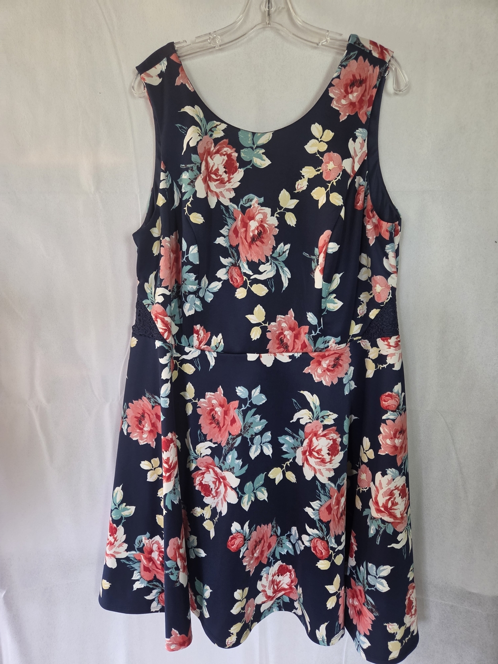 City Studio Navy Floral Dress
